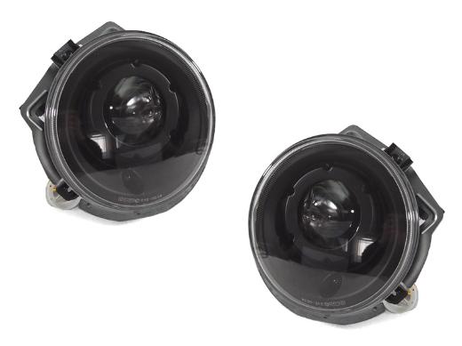 DEPO New Facelift Look Black Projector Headlights - Lhd