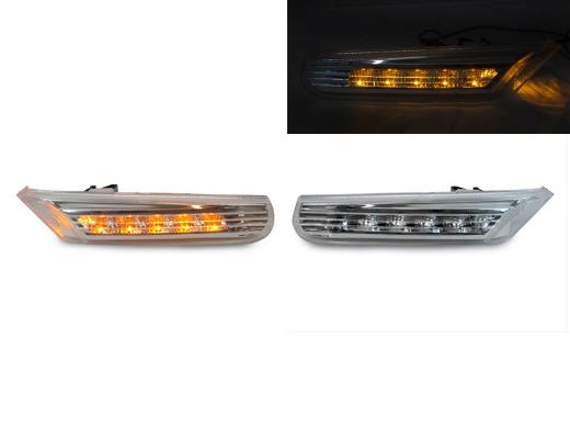 DEPO Clear Amber LED Side Marker Lights