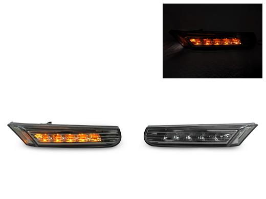 DEPO Smoke Amber LED Side Marker Lights