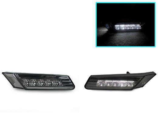 DEPO Smoke White LED Side Marker Lights