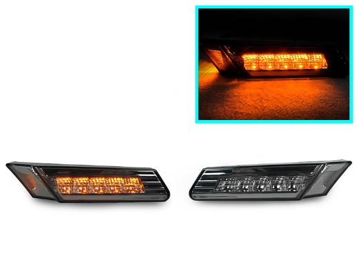 DEPO Smoke Amber LED Side Marker Lights