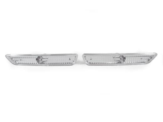 DEPO Clear Crystal Bumper Side Marker Lights