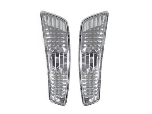 DEPO Crystal Clear Front Bumper Side Marker Lights