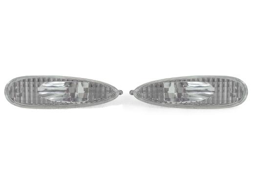 DEPO Crystal Clear Front Bumper Side Marker Lights