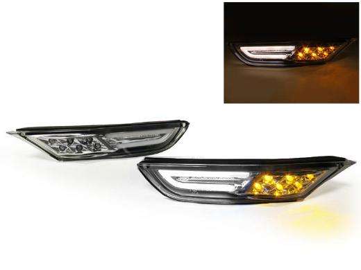 DEPO Front Clear White LED Side Marker Lights