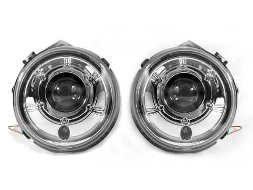 DEPO Dot New Facelift Look Chrome Projector Headlights