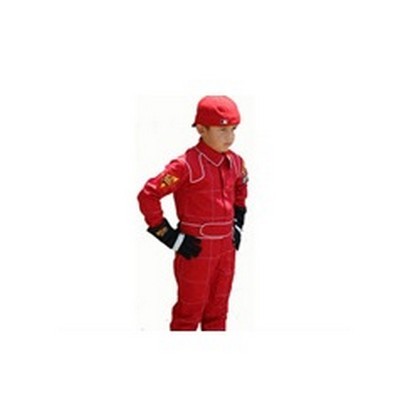 DJ Safety Junior Firesuit SFI 3-2A/1 1-Piece Suit - Large (Black)