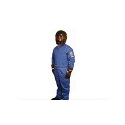 DJ Safety Firesuit SFI 3-2A/5 1-Piece Suit - Large (Black)