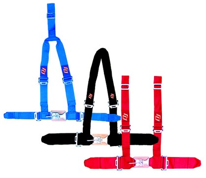 DJ Safety 4-Point Harness - 2-Inch with Pads (Royal Blue)