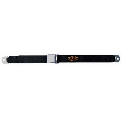 DJ Safety Automotive Type Lap Belt - Bolt-In (Orange)