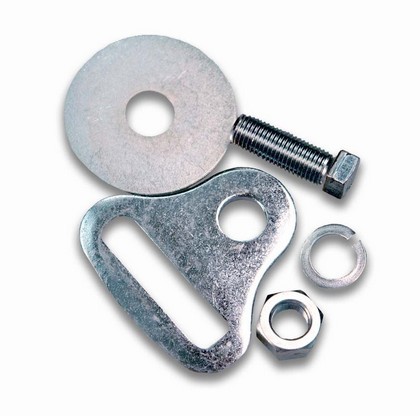 DJ Safety Floor Mount Kit - Bolt-In End Fitting (with Nut and Washer)