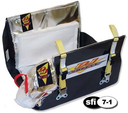 DJ Safety SFI 7-1 Carbon Fiber/Resin Engine Diaper (Small Block Chevy)