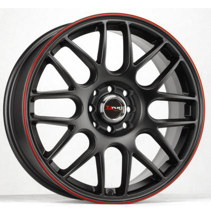 Drag DR34 Flat Black W/Red Stripe Full Painted