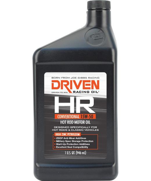 Driven Racing HR-1 High Zinc Conventional - 15w-50 (Quart)