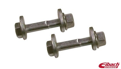 Eibach Pro-Alignment Camber Bolt Kit - Rear - Camber +/-3.0, Toe +/-3.0 degrees of adjustment.