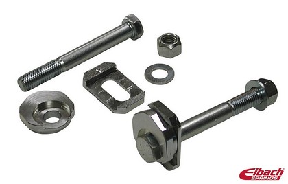 Eibach Pro-Alignment Camber Nut/Bracket Kit - Front - Camber +/-1.0, Caster +/-1.5 degrees of adjustment.