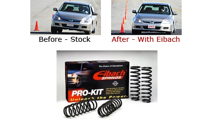 Eibach Lowering Springs - Pro Kit (Lowers Front: 1.5