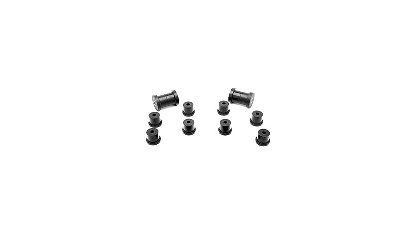 Energy Leaf Spring Bushings - Front Leaf Spring Bushing Set (Black)