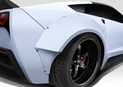 Duraflex Gran Veloce Wide Body Rear Fender Flares, 2 Piece