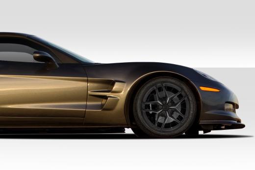 Duraflex ZR1 Look Front Fenders - 2 Piece