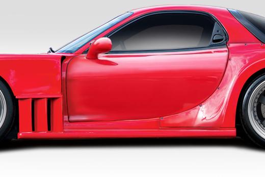 Duraflex Bossen Wide Body Side Skirts - 2 Piece