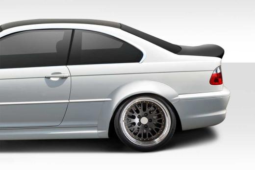 Duraflex M3 Look Rear Fender Flares - 2 Piece