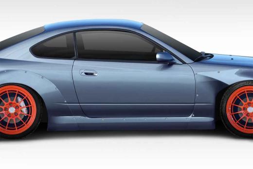 Duraflex TKO RBS Wide Body Side Skirts Rocker Panels - 2 Piece