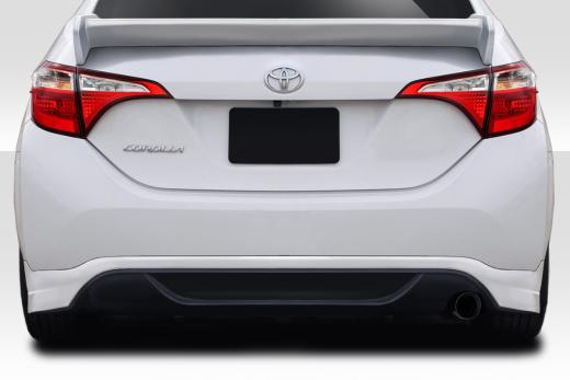 Duraflex Zeta Rear Diffuser - 1 Piece