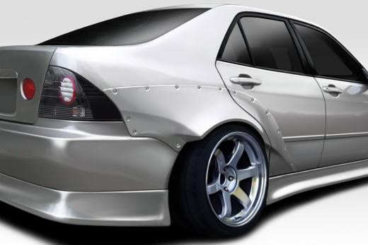 Duraflex RBS V2 Rear Fender Flares - 4 Piece