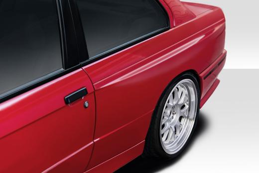 Duraflex M3 Look Wide Body Rear Fenders - 2 Piece