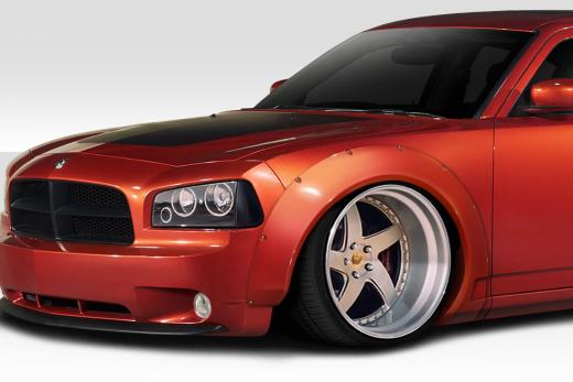 Duraflex Novara Wide Body Front Fender Flares - 2 Piece