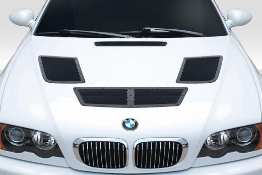 Duraflex GT1 Hood Vents - 3 Piece