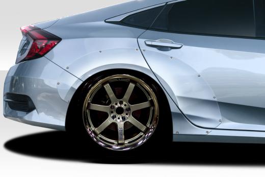 Duraflex RBT Widebody Look Rear Fenders - 6 Piece