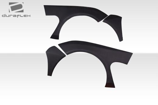 Duraflex GT Competition Wide Body Front Fender Flares ( For use with oem front bumper) - 4 Pieces