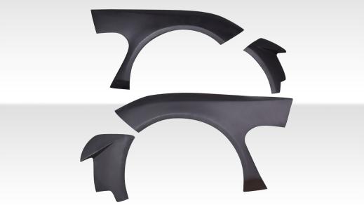 Duraflex GT Competition Wide Body Front Fender Flares ( For use with GT Competition front bumper 118563) - 4 Pieces