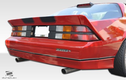 Duraflex Iroc-Z Look Rear Bumper, 3 Piece, includes extensions