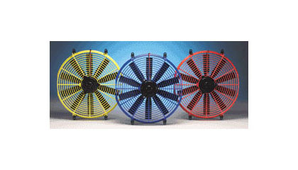 Flex-a-lite Fans - 12 Inch Trimline Electric Fan, Reversible w/o Controls (Black)