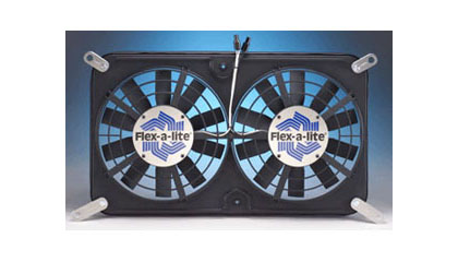 Flex-a-lite Fans - Dual 12 Inch Electric Fan, Puller w/ Fan Controls