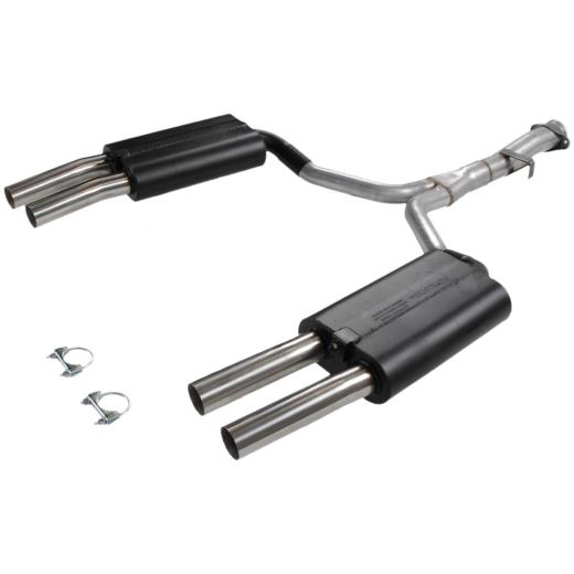 Flowmaster Force II Cat-Back Exhaust System - Dual Rear Exit with 50 Series Delta Flow Mufflers 