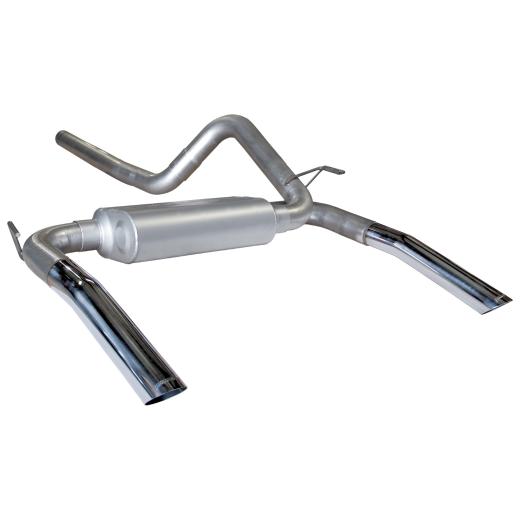 Flowmaster American Thunder Cat-Back Exhaust System - Dual Rear Exit with 80 Series Crossflow Muffler