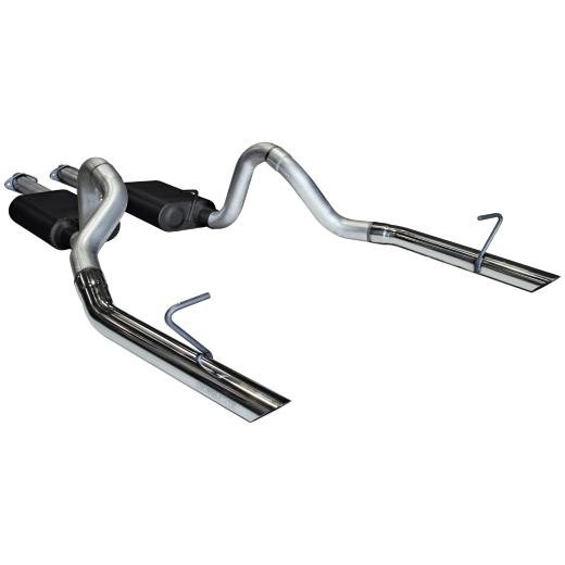 Flowmaster American Thunder Cat-Back Exhaust System - Dual Rear Exit with Super 44 Series Mufflers and 2.5