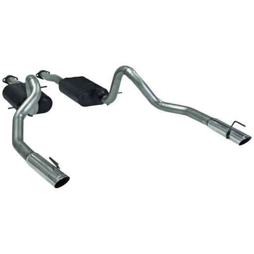 Flowmaster American Thunder Cat-Back Exhaust System - Dual Rear Exit with Super 40 Series Mufflers - Aluminized Tubing