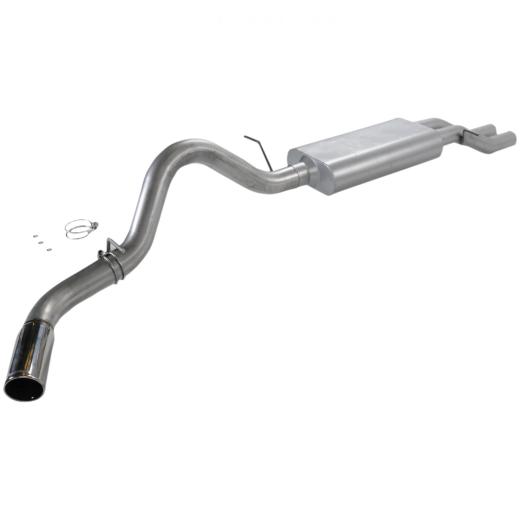 Flowmaster American Thunder Cat-Back Exhaust System - Single Side Exit with 50 Series Big Block Muffler and 4