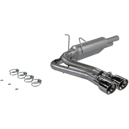 Flowmaster American Thunder Cat-Back Exhaust System - Dual Same Side Exit with 50 Series H.D. Muffler