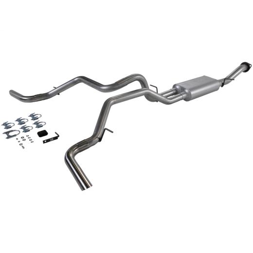 Flowmaster American Thunder Cat-Back Exhaust System - Dual Side Exit with Super 50 Series Muffler and 2.5 Stainless tips