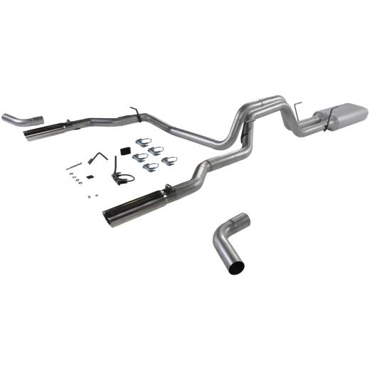 Flowmaster American Thunder Cat-Back Exhaust System - Dual Rear/Side Exit with 50 Series H.D. Muffler and 3.00