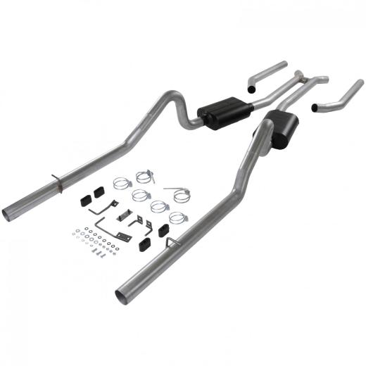 Flowmaster Delta Force Header-Back Exhaust System - Dual Rear Exit with Super 40 Series Mufflers