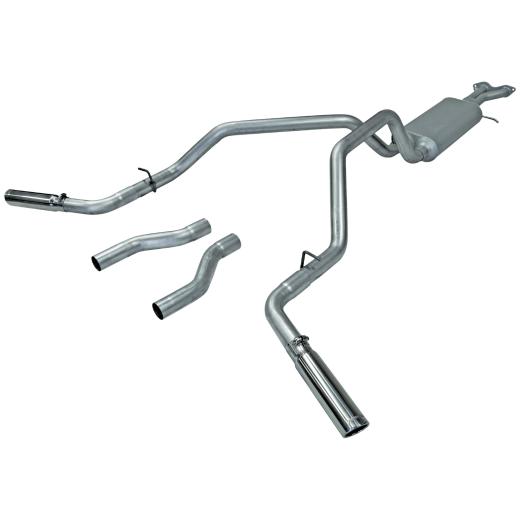 Flowmaster American Thunder Cat-Back Exhaust System - Dual Rear/Side Exit with 70 Series Big Block II Muffler and 3