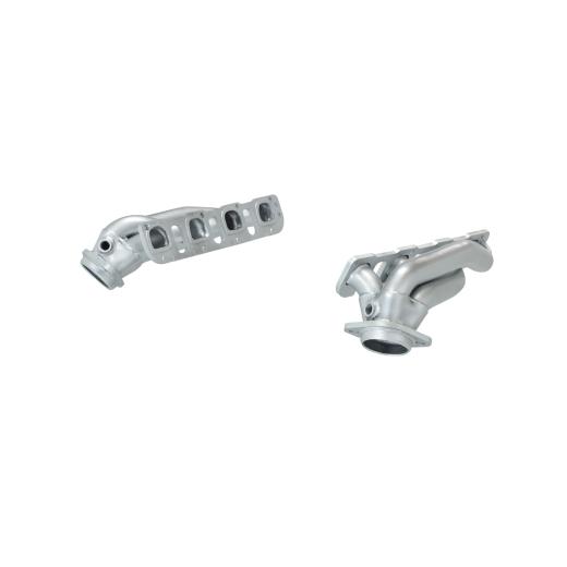 Flowmaster Header 409S - Block Hugger - 2.50 in. Stock Flange Outlet - Pair