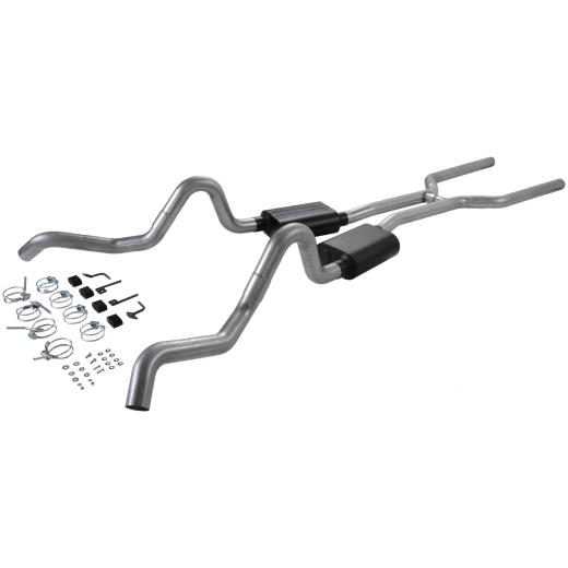 Flowmaster Header-back System 409S - Dual Side Exit - American Thunder - Aggressive Sound